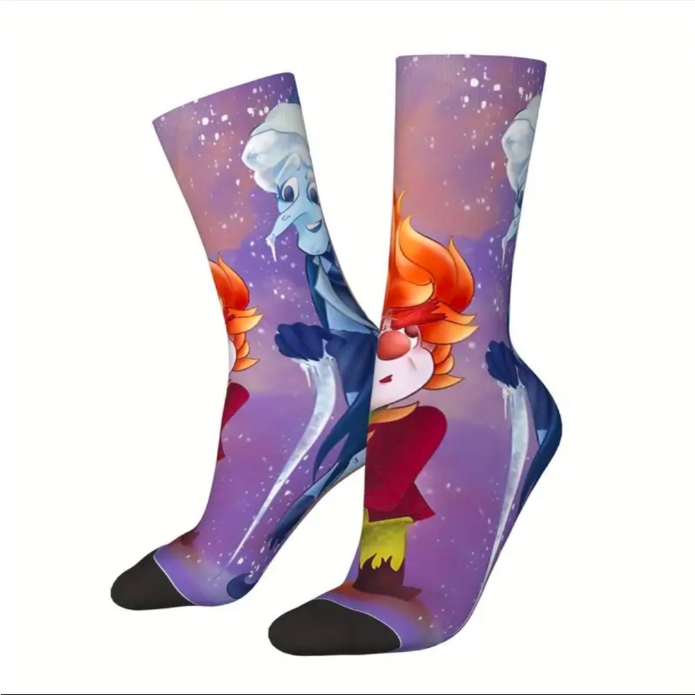 Heat & Freeze Miser Character Socks-NEW